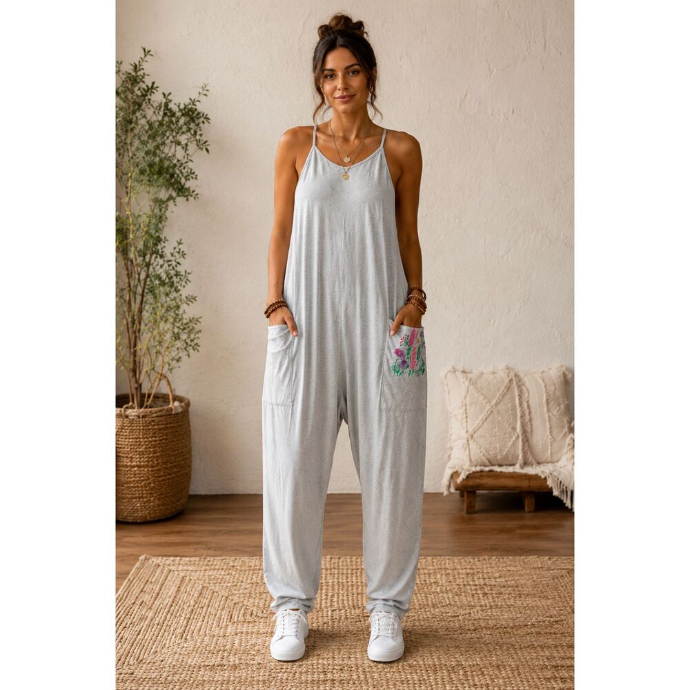 Free People Movement Hot Shot Onesie w/ Custom Embroirdery Size Large
